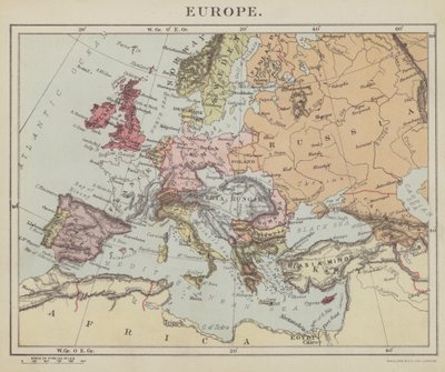 Europa (litografía) de English School
