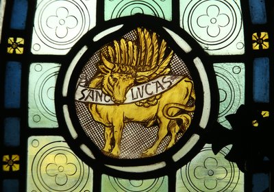 Emblema del evangelista: San Lucas de English School