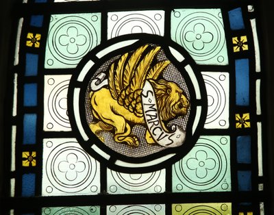 Emblema del evangelista: San Marcos de English School