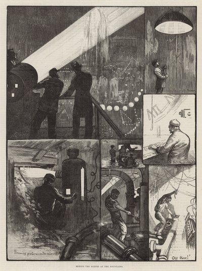 Fiesta vespertina en beneficio de los hospitales de Londres - Detrás de las escenas en las fuentes de English School