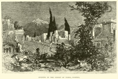 Atardecer en la Calle de las Tumbas, Pompeya de English School
