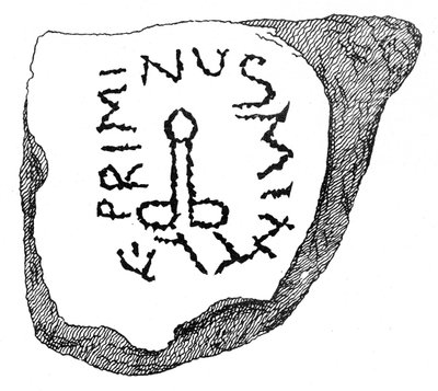 Ex-Voto a Príapo del fuerte romano de Burgodunum de English School