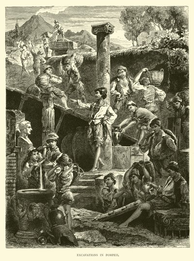 Excavaciones en Pompeya de English School