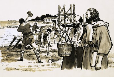 Excavaciones revelan un monatario muy antiguo en Glastonbury de English School