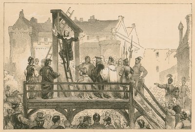 Ejecución de James Renwick en Edimburgo, 1688 de English School