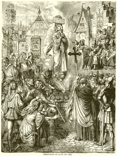Ejecución de Juana de Arco de English School