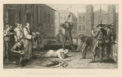 Ejecución del Rey Carlos I en Whitehall de English School