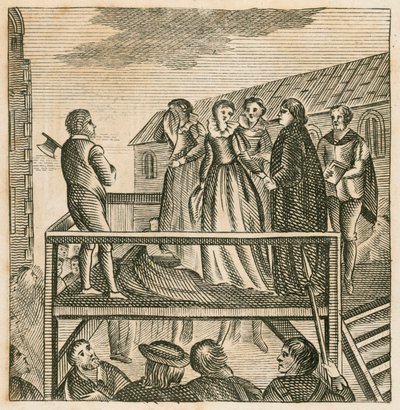 Ejecución de Lady Jane Grey de English School