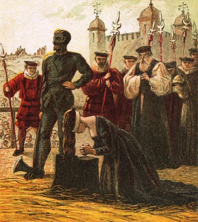 Ejecución de Lady Jane Grey de English School