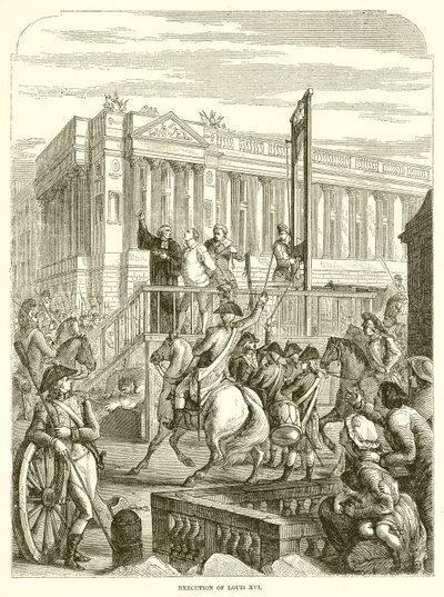 Ejecución de Luis XVI de English School