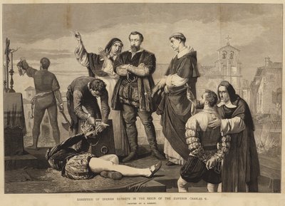 Ejecución de Patriotas Españoles en el Reinado del Emperador Carlos V de English School