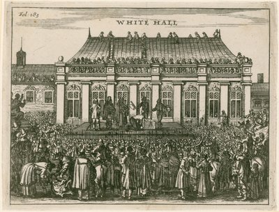 Ejecución del rey Carlos I en Whitehall de English School
