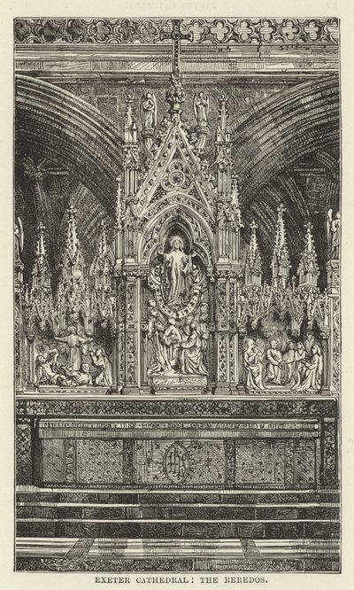 Catedral de Exeter, el retablo de English School