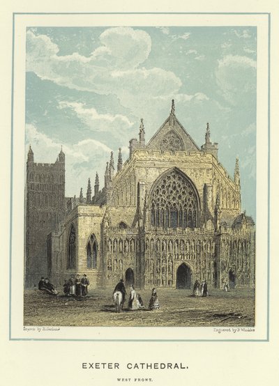 Catedral de Exeter, fachada oeste de English School