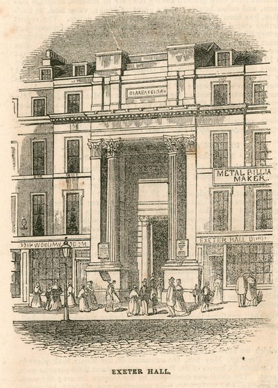 Exeter Hall, Strand, Londres de English School