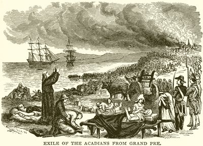 Exilio de los Acadios de Grand Pre de English School