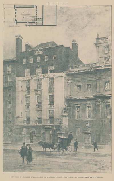 Extensión de las instalaciones del Royal College of Surgeons, Lincolns Inn Fields de English School