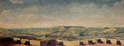 Paisaje extenso visto desde el fuerte de Rodborough, c.1764 de English School