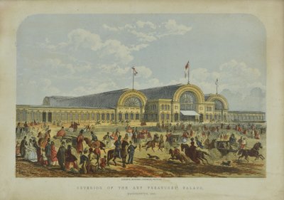 Exterior del Palacio de los Tesoros de Arte, 1851 de English School