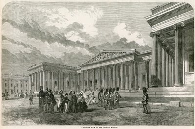 Exterior del Museo Británico de English School