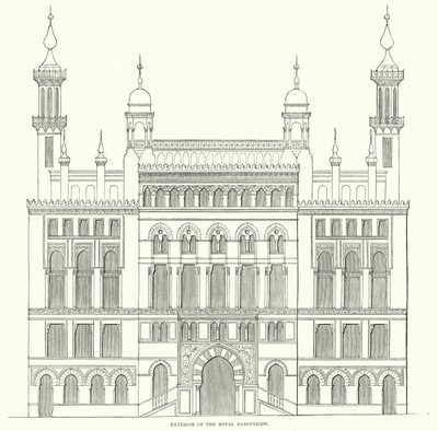 Exterior del Royal Panopticon de English School