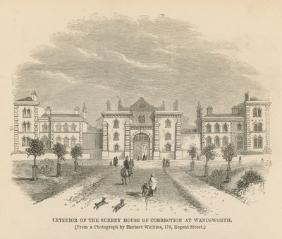 Exterior de la Casa de Corrección de Surrey de English School