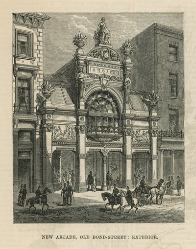 Exterior de la nueva arcada en Old Bond Street de English School