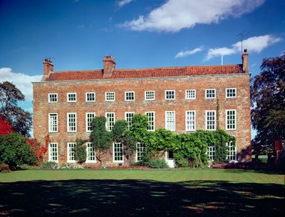Vista exterior de Low Middleton Hall, Middleton St. George, Durham de English School