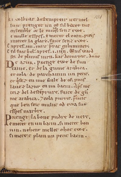 Extractos de la Historia Anglorum de Enrique de Huntingdon, Cotton MS Titus D XXIV, f.131r (vitela) de English School