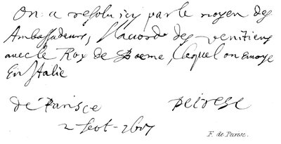 F. de Peiresc de English School
