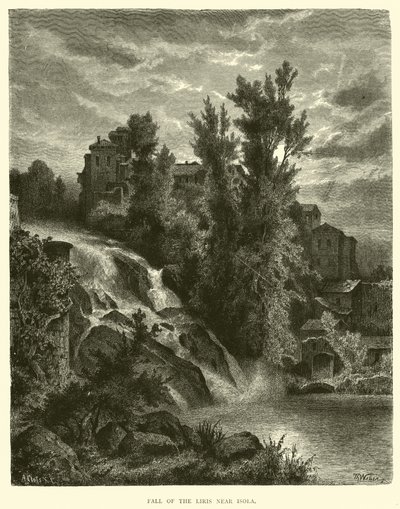 Cascada del Liris cerca de Isola de English School