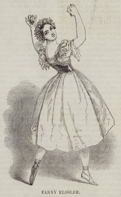 Fanny Elssler (grabado) de English School