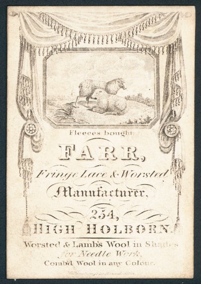 Farr, fabricante de encajes y borlas de English School