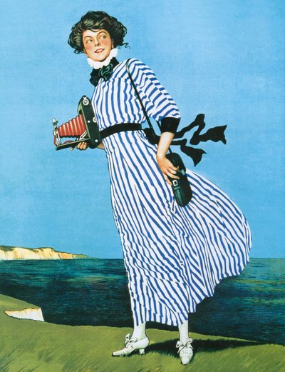 Placa de revista de moda de English School