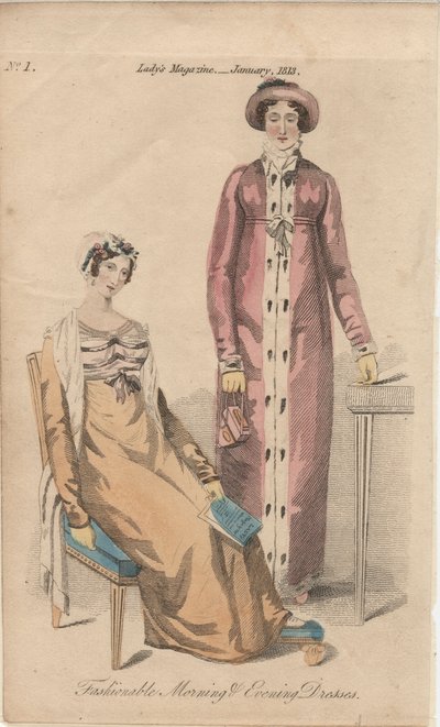 Vestido de mañana y de noche de moda de English School