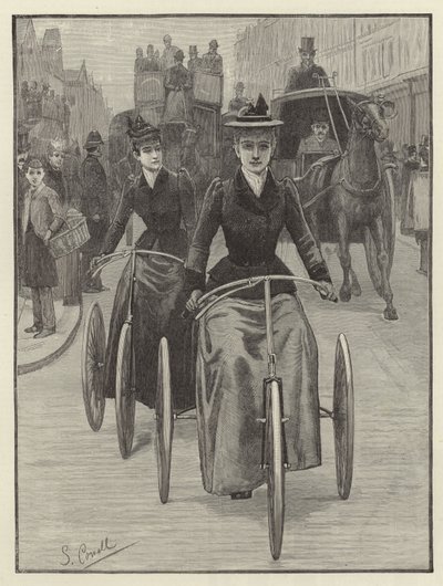 Ciclistas femeninas de English School