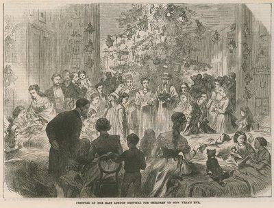 Festival en el Hospital del Este de Londres para Niños en la víspera de Año Nuevo de English School