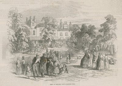 Fiesta en Bedford Lodge, Campden Hill, Londres de English School