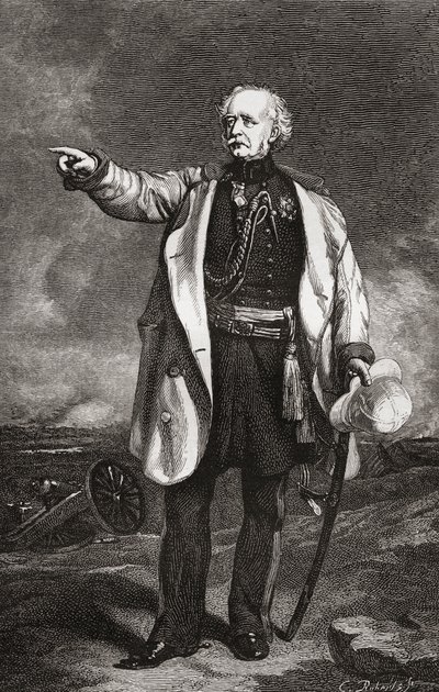 Mariscal de Campo Hugh Gough, de The Magazine of Art, publicado en 1878 de English School