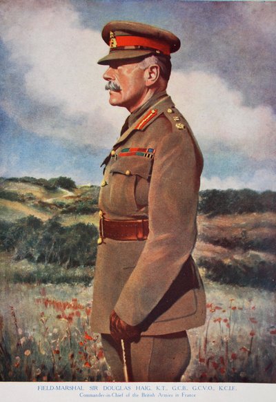 Mariscal de campo Sir Douglas Haig, 1914-19 de English School