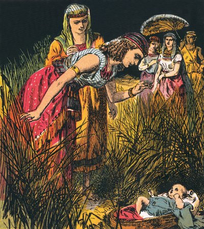 El hallazgo del niño Moisés de English School