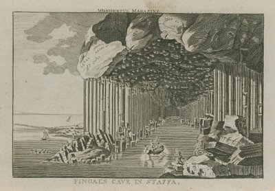 La Cueva de Fingal en Staffa de English School