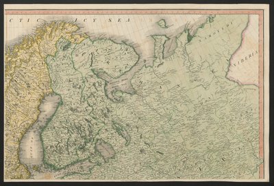 Finlandia y Rusia, de Europa, describiendo todos los cambios de Territorio, junto con sus desviaciones en las líneas fronterizas de sus varios Imperios y Estados acordados y confirmados por el tratado definitivo de París, 20 de noviembre de 1815, publicado de English School