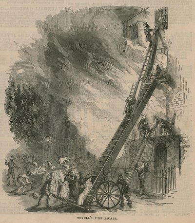 Escapes de incendios: Escape de incendios de Wivell de English School