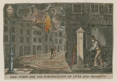 Bombas de incendio para la preservación de vidas y propiedades de English School
