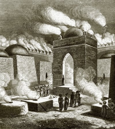 Templo de fuego cerca de Bakú de English School