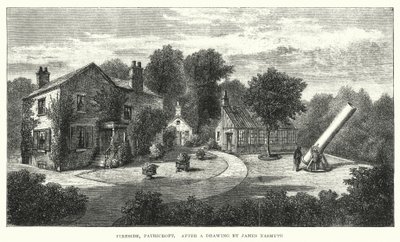Junto al Fuego, Patricroft (grabado) de English School
