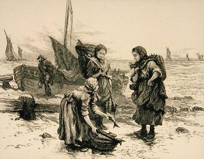 Mujeres Pescadoras en c.1880, de 
