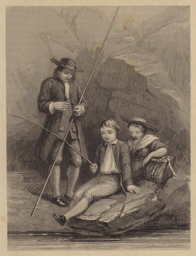 Pesca (grabado) de English School