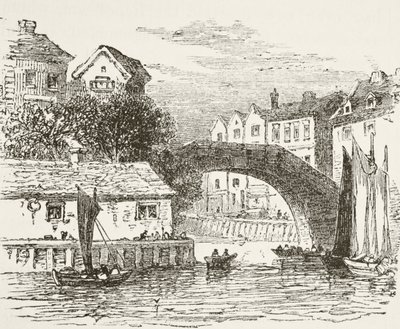 Puente de la Flota, Londres en el siglo XVII, de 